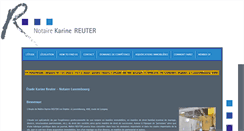 Desktop Screenshot of notaire-reuter.lu